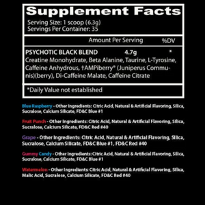 Insane Labz Psychotic Black 35 Servings image 1