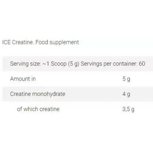 FA Ice Creatine 60 Servings (Flavoured) image 1