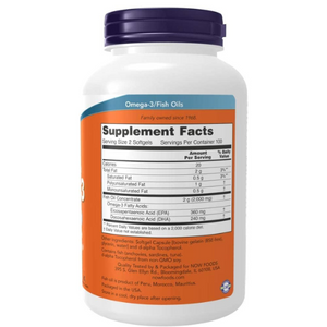 Now Now Omega 3 200 Capsules image 1