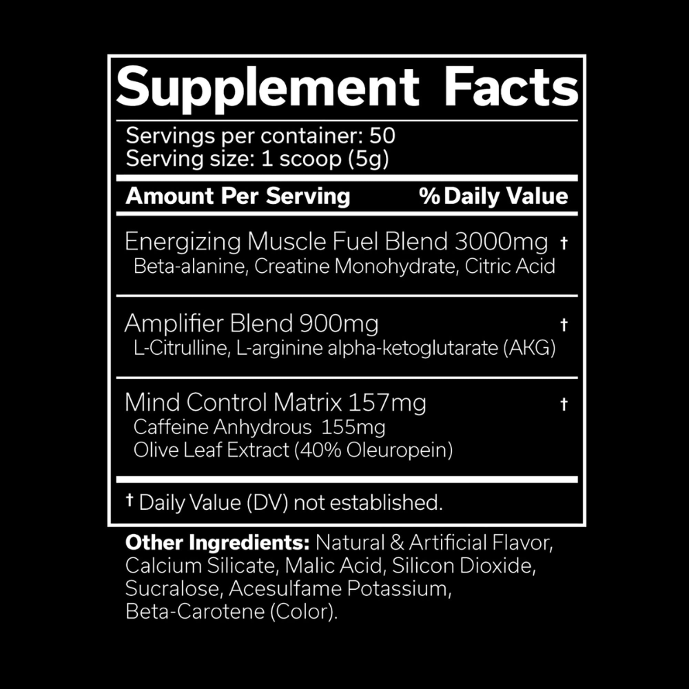 JNX Sports Curse Pre Workout 50 Servings image 1