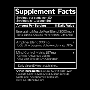 JNX Sports Curse Pre Workout 50 Servings image 1