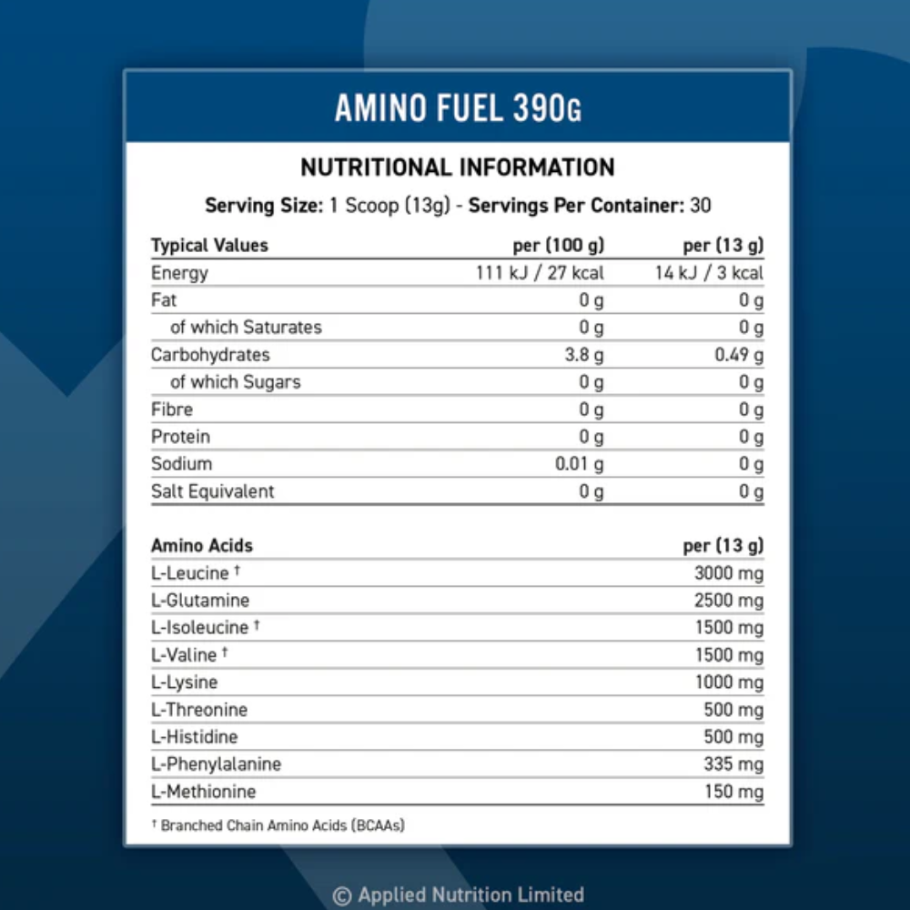 Applied Nutrition Amino Fuel 30 Servings