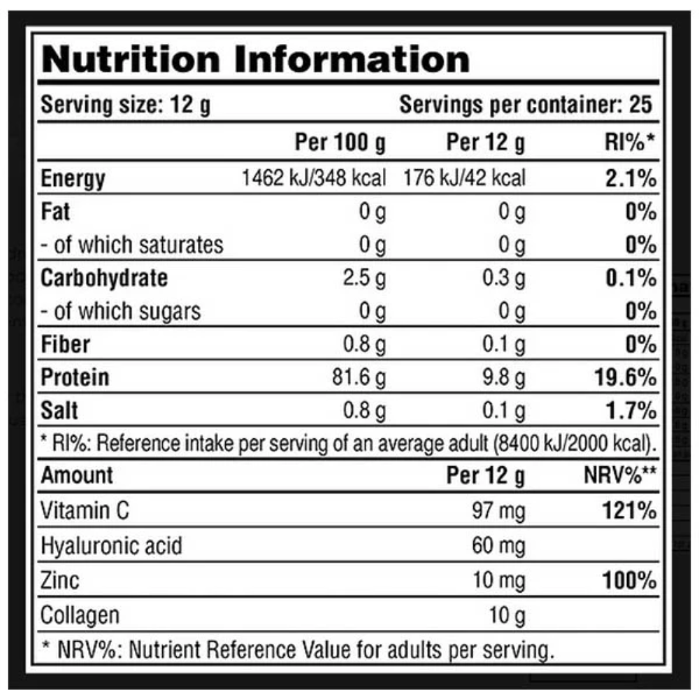 Galvanize Flavored Collagen 25 Servings