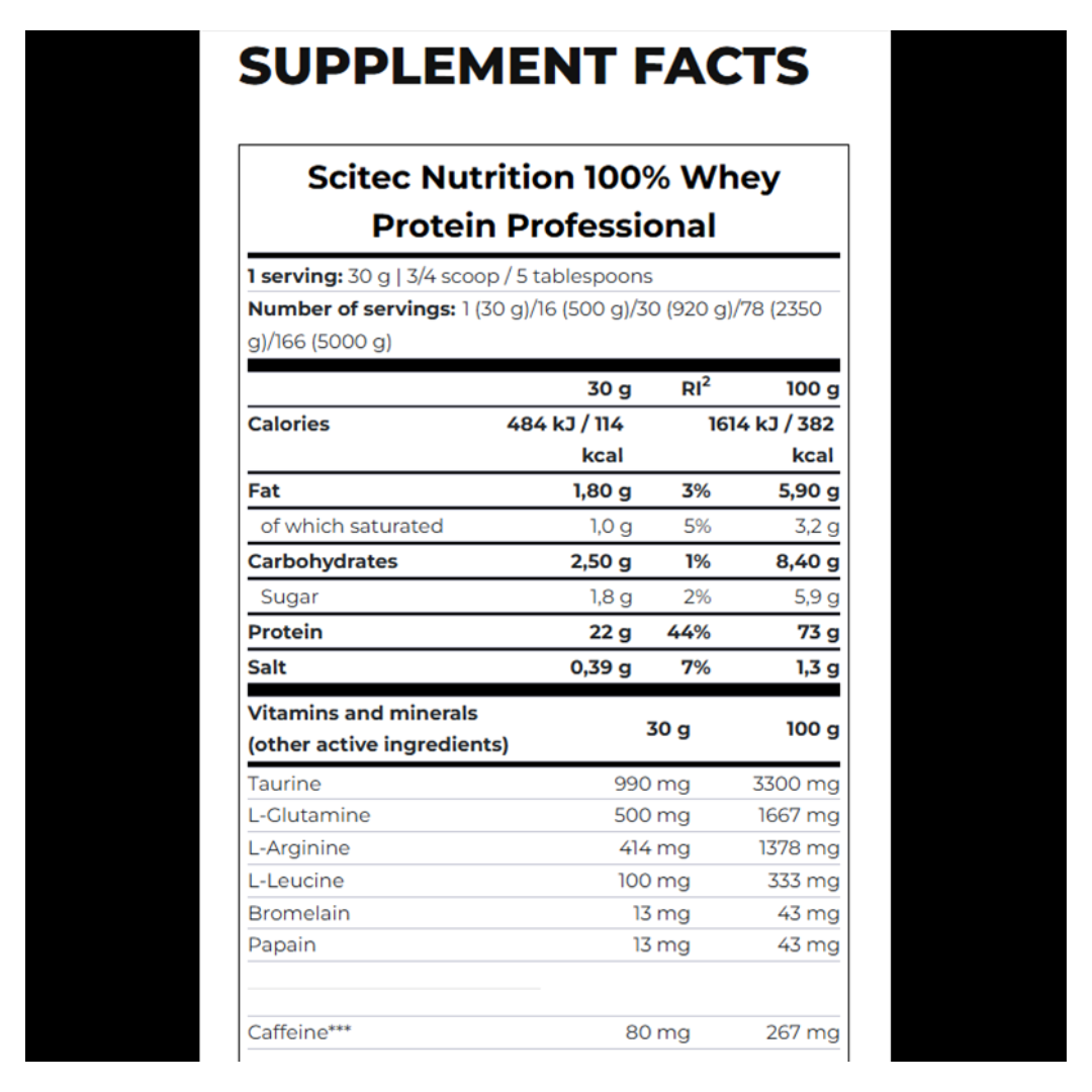Scitec Whey Professional 78 Servings image 2