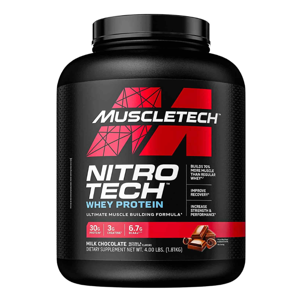Muscletech Nitrotech Whey Protein 4lbs image 0