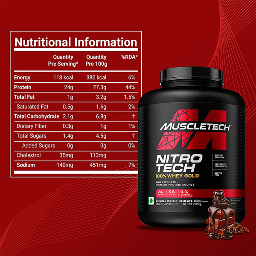 Muscletech Nitrotech Whey Gold 5lbs image 1