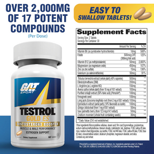 GAT Testrol Gold ES 60 capsules image 1