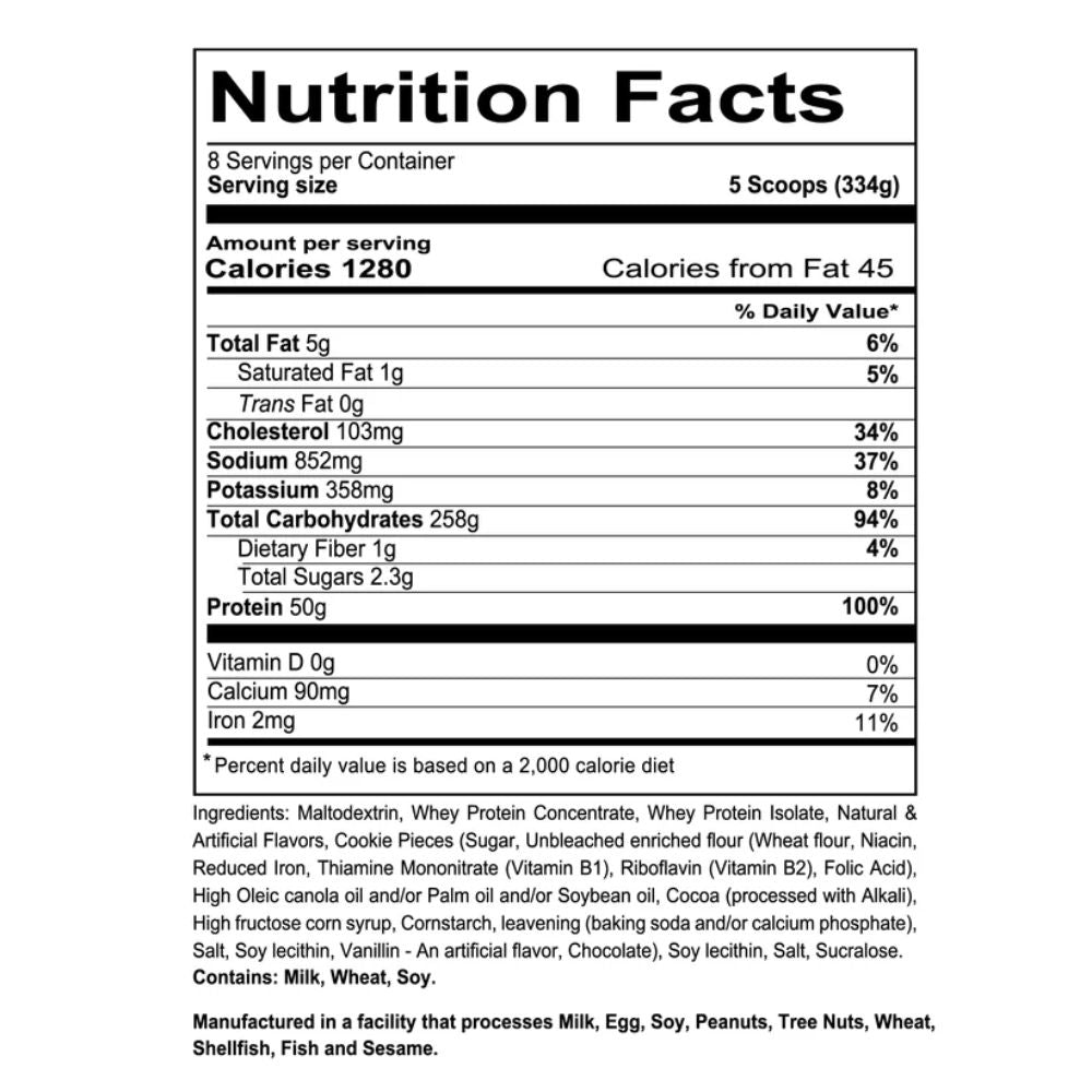 Redcon1 Mass Gainer 6lbs