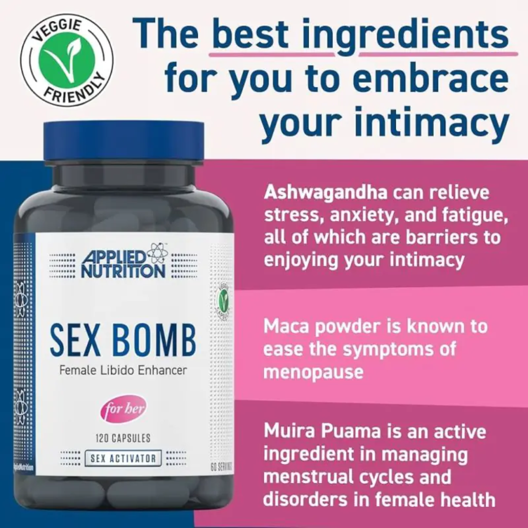 Applied Nutrition Sex Bomb 120 capsules image 3