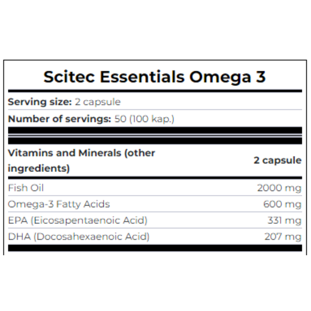 Scitec Fish Oil 100 Tablets image 1