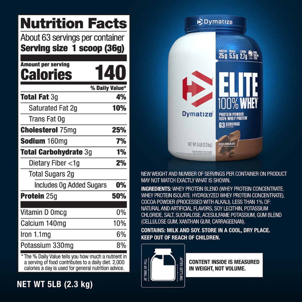 Dymatize Elite Whey 5lbs image 1