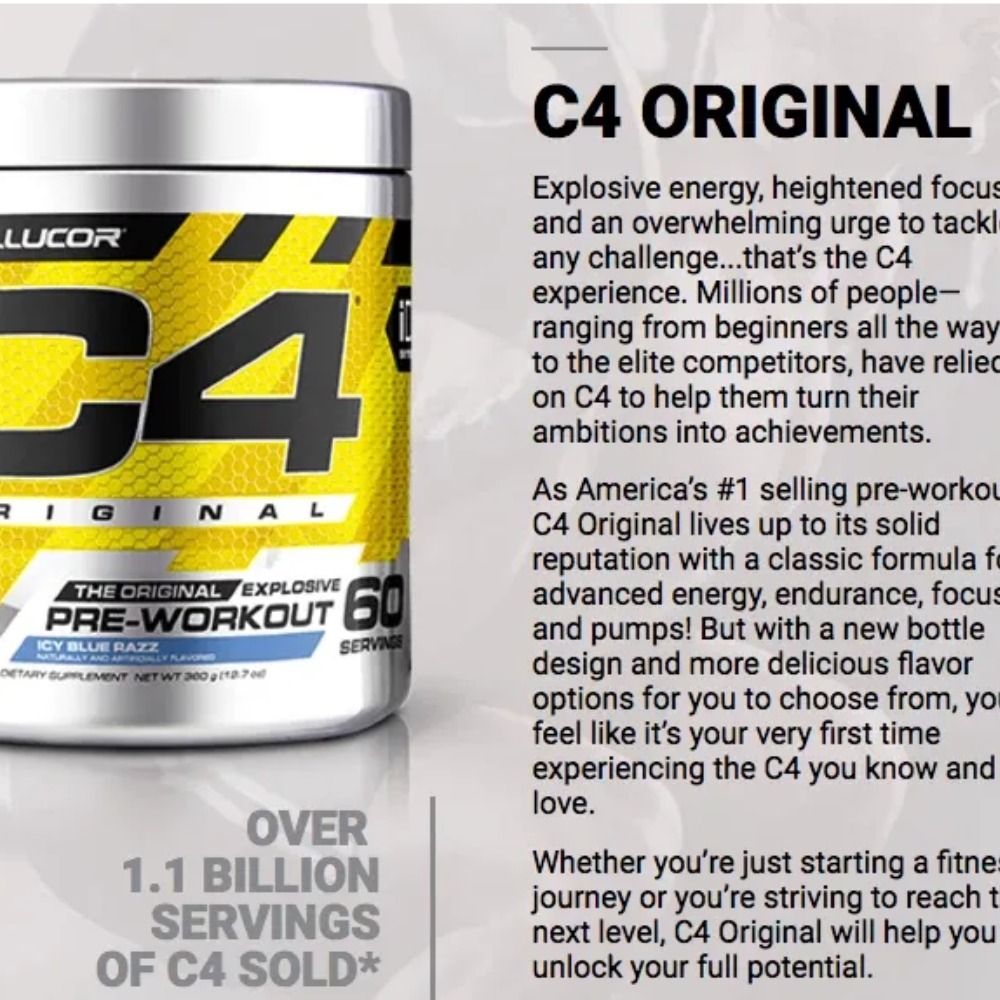 C4 Original 60 Servings image 1