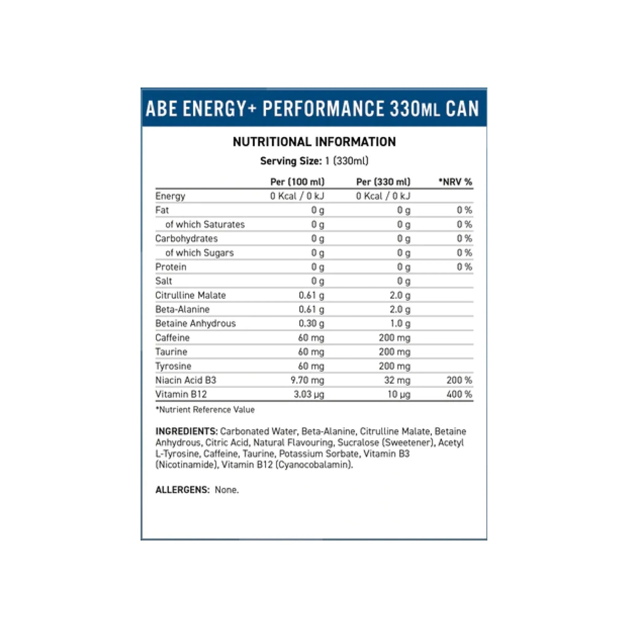Applied Nutrition ABE Energy 330ml image 3