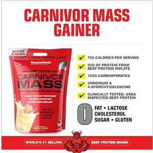Musclemeds Carnivor Mass 10lbs image 1