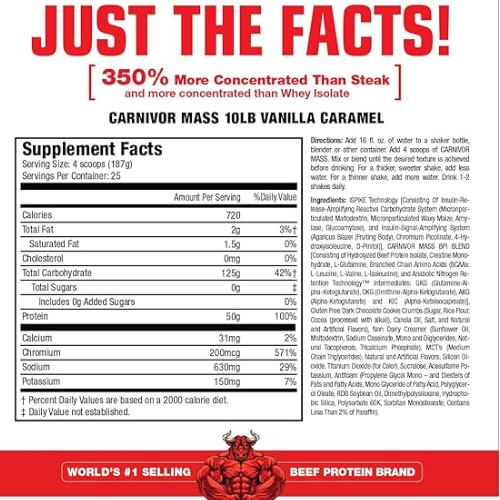 Musclemeds Carnivor Mass 10lbs image 2