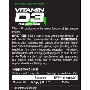 Scitec nutrition Vitamin D3 image 1