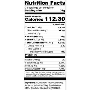 Nutrimax Whey isolate 74 Servings image 1