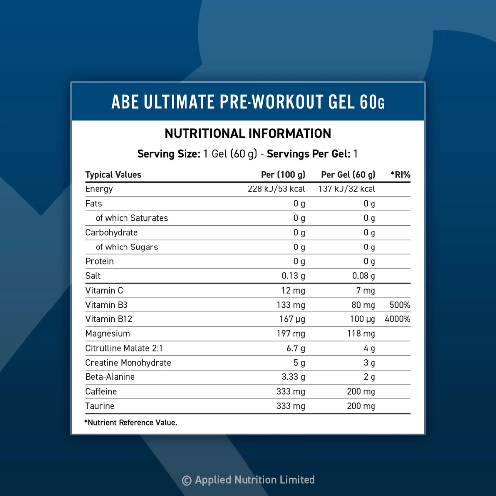 Applied Nutrition ABE Performance Pre Workout Gel